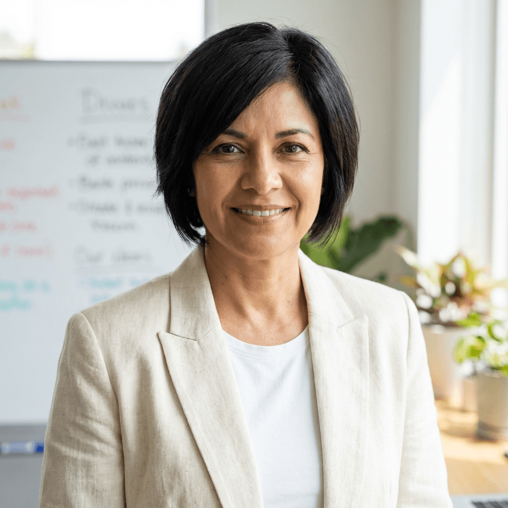 Maria Santos, local business property manager