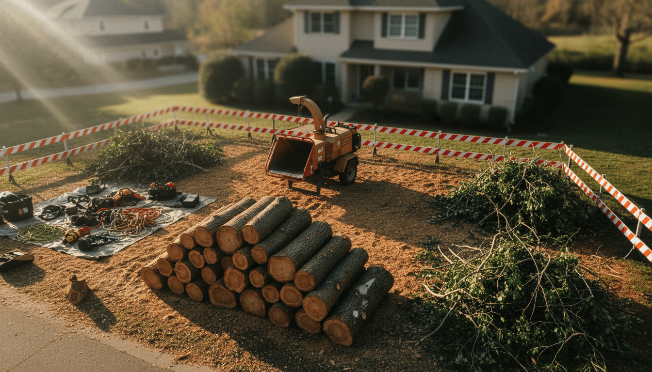 Residential tree removal service