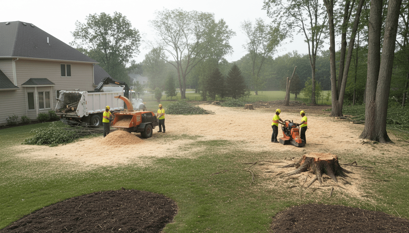 Debris cleanup and hauling